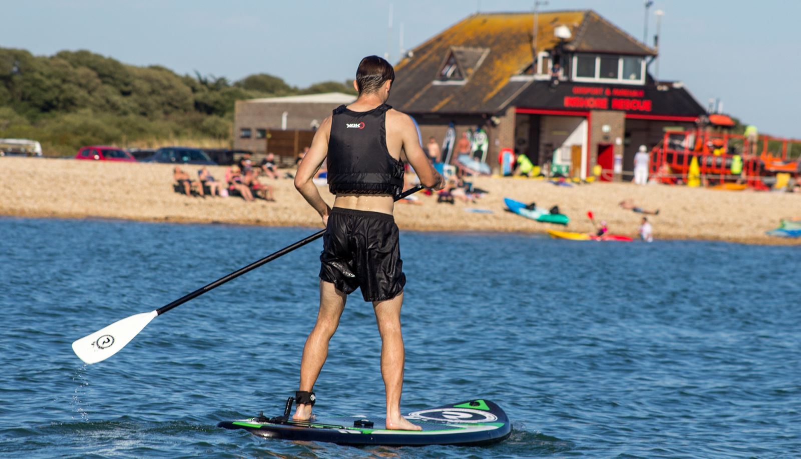Stand Up Paddle Boarding at Stokes Bay in Gosport